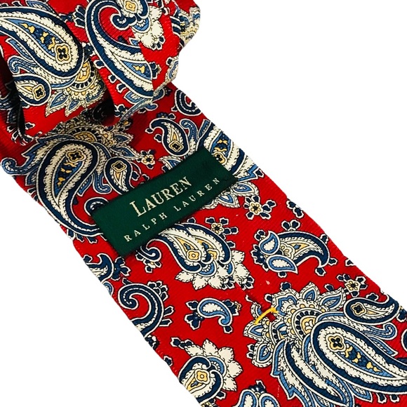 Lauren Ralph Lauren Paisley Design Necktie - Picture 5 of 6